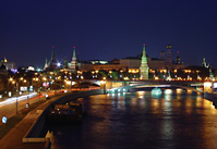 Moscow night scene